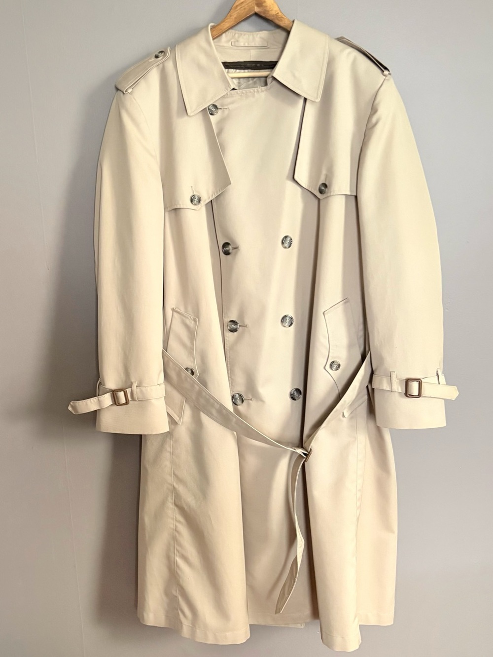 Christian Dior Monsieur Vintage Trench Coat Size 44R
